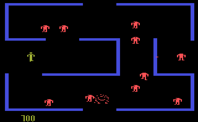 Berzerk (1983) (Atari) Screenshot 1